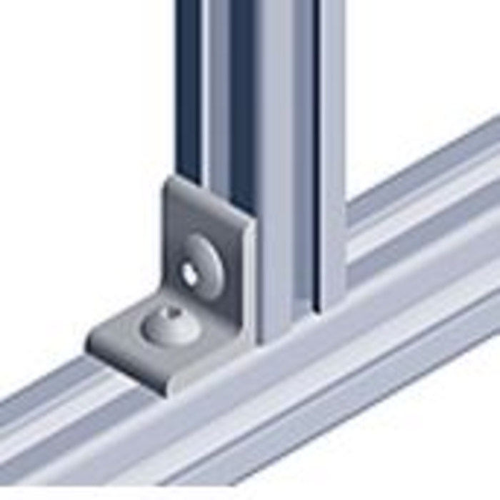 Hoek geanodiseerd aluminium 30x30